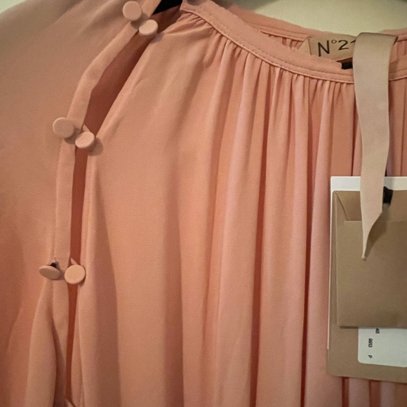 No. 21 baby pink silk dress - Picture 4 of 4